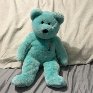 Ty beanie bear 2001 Ariel Teddy Bear 14” long